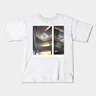 interior art in modern design in fine museum wonder wallpaper ecopop photograph Kids T-Shirt